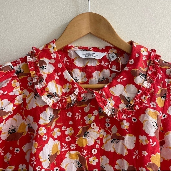 Brand new Printed Frill Blouse - Picture 5 of 8